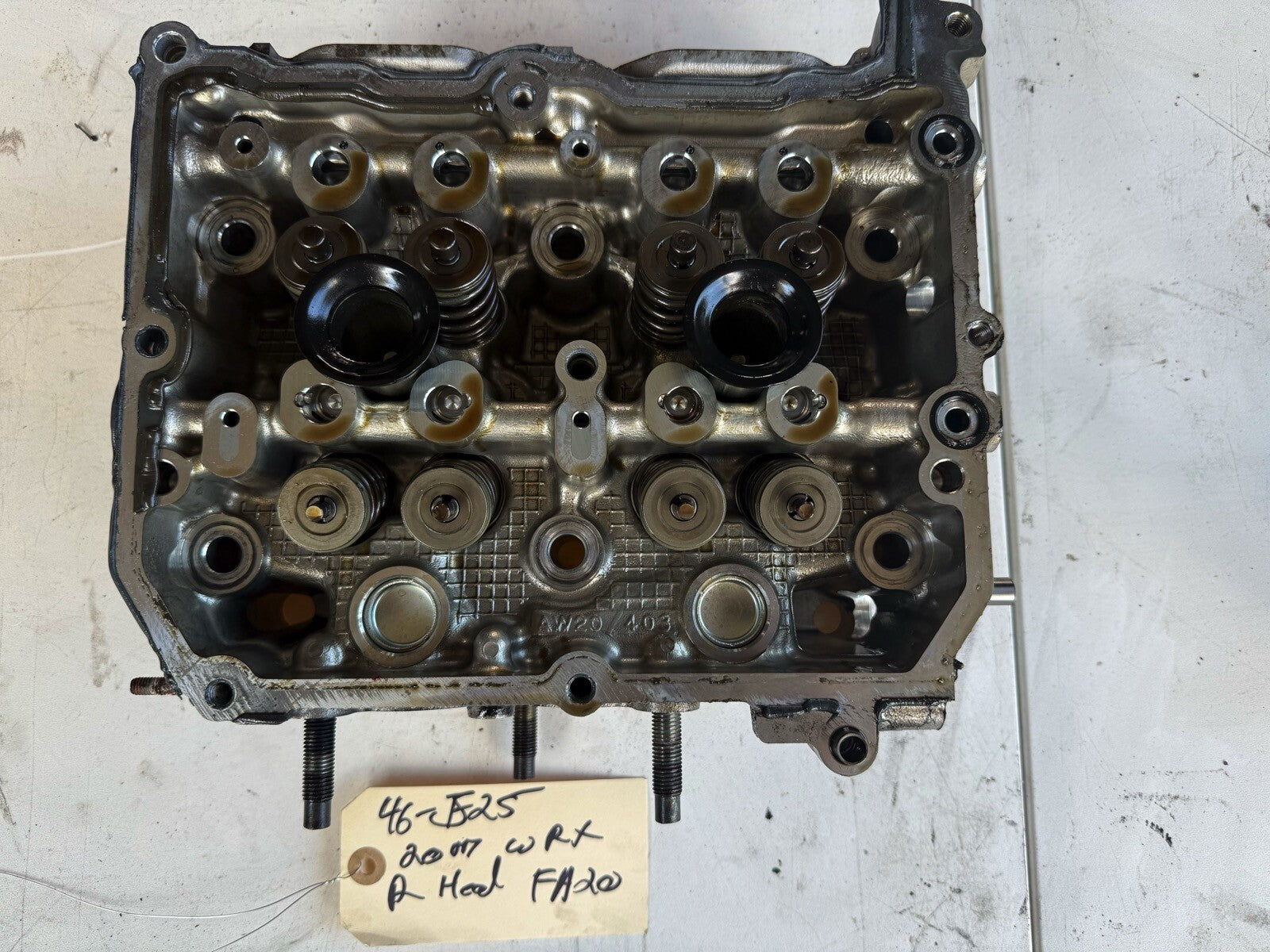 2015-2017 Subaru WRX FA20 Cylinder Head Right side OEM