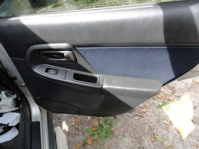2003 Subaru WRX Passenger Side Rear interior Door Panel