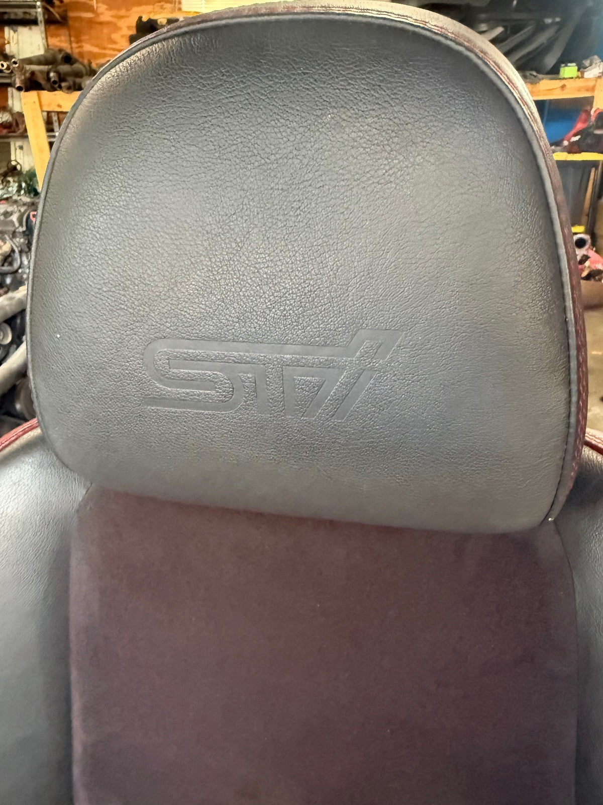 2015-2020 Subaru WRX STI Front Seats Black Red
