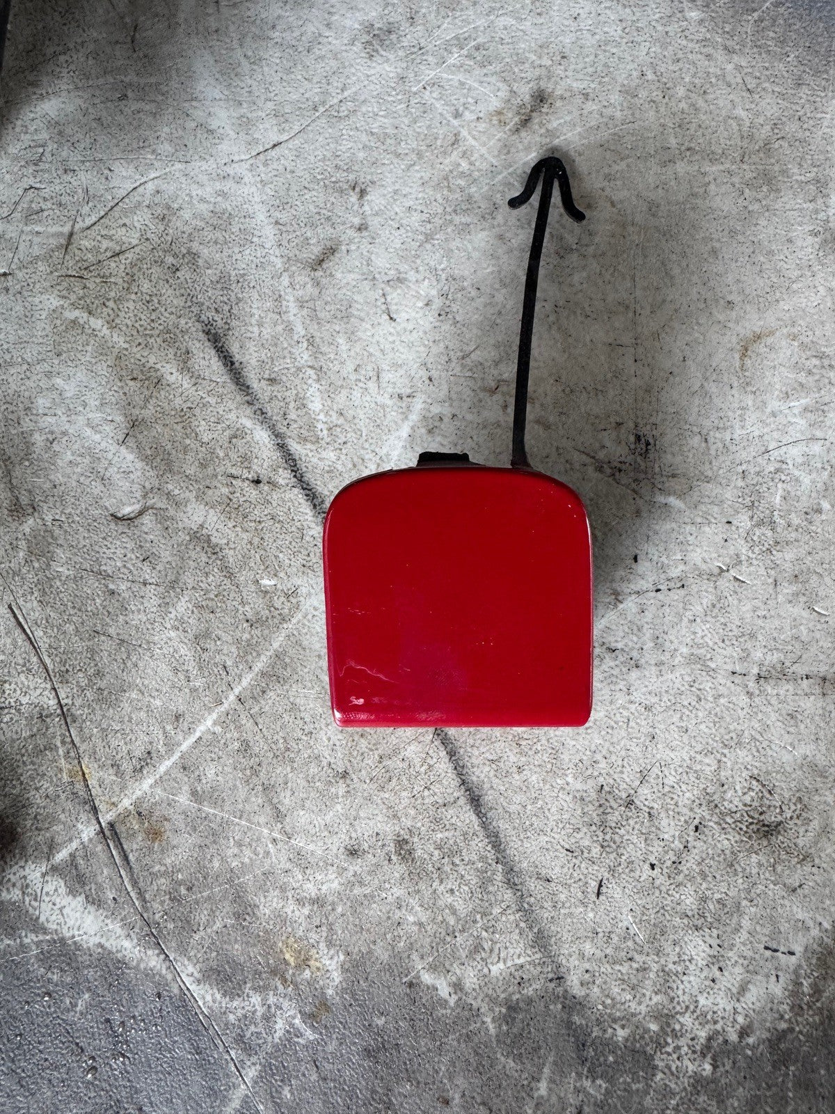 VW GTI Front Bumper Tow Hook Eye Cover RED 2012