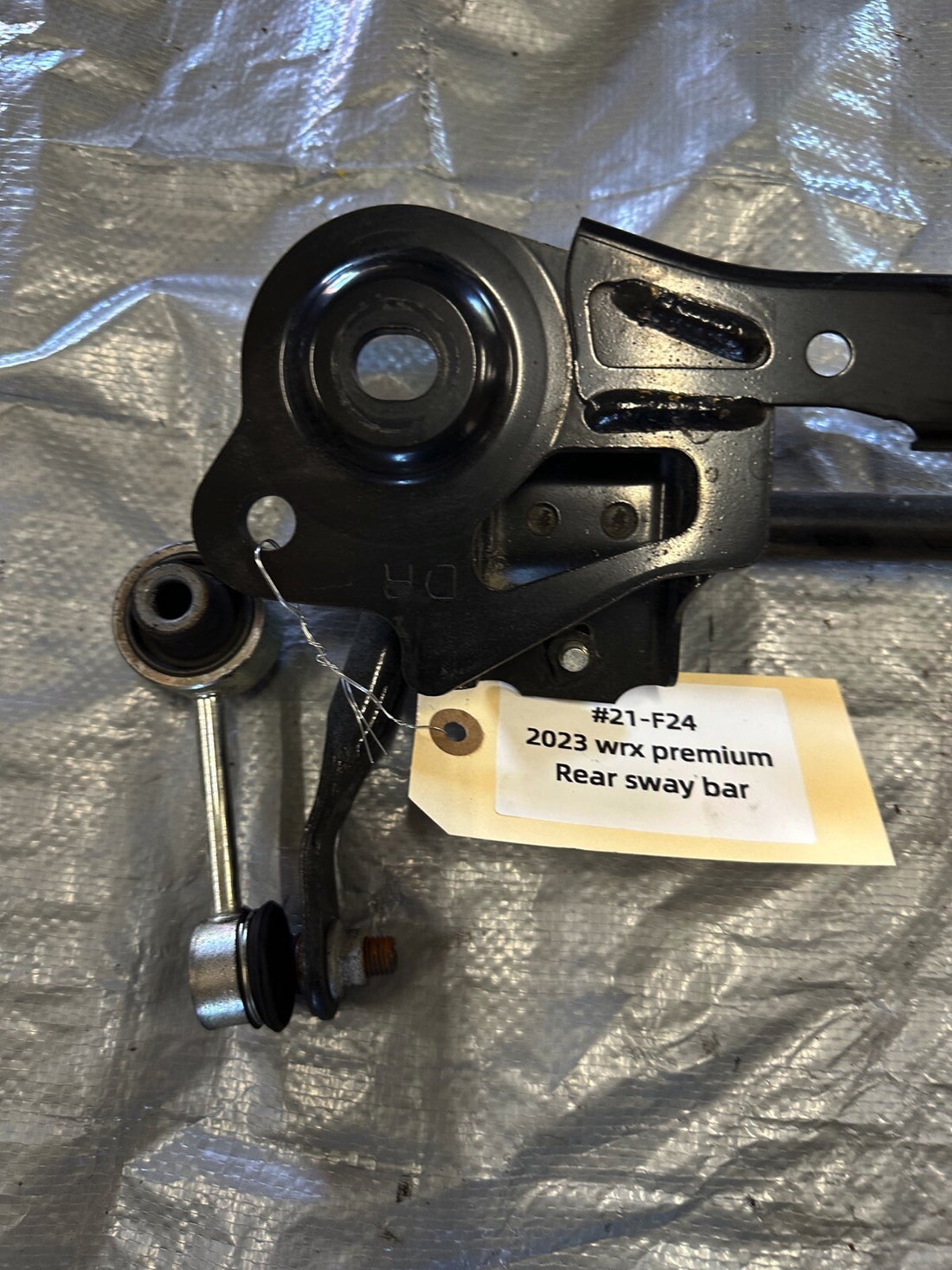 2022-2023 Subaru WRX Rear Sway Bar w/ Chassis Brace mount bracket OEM LOW MILES