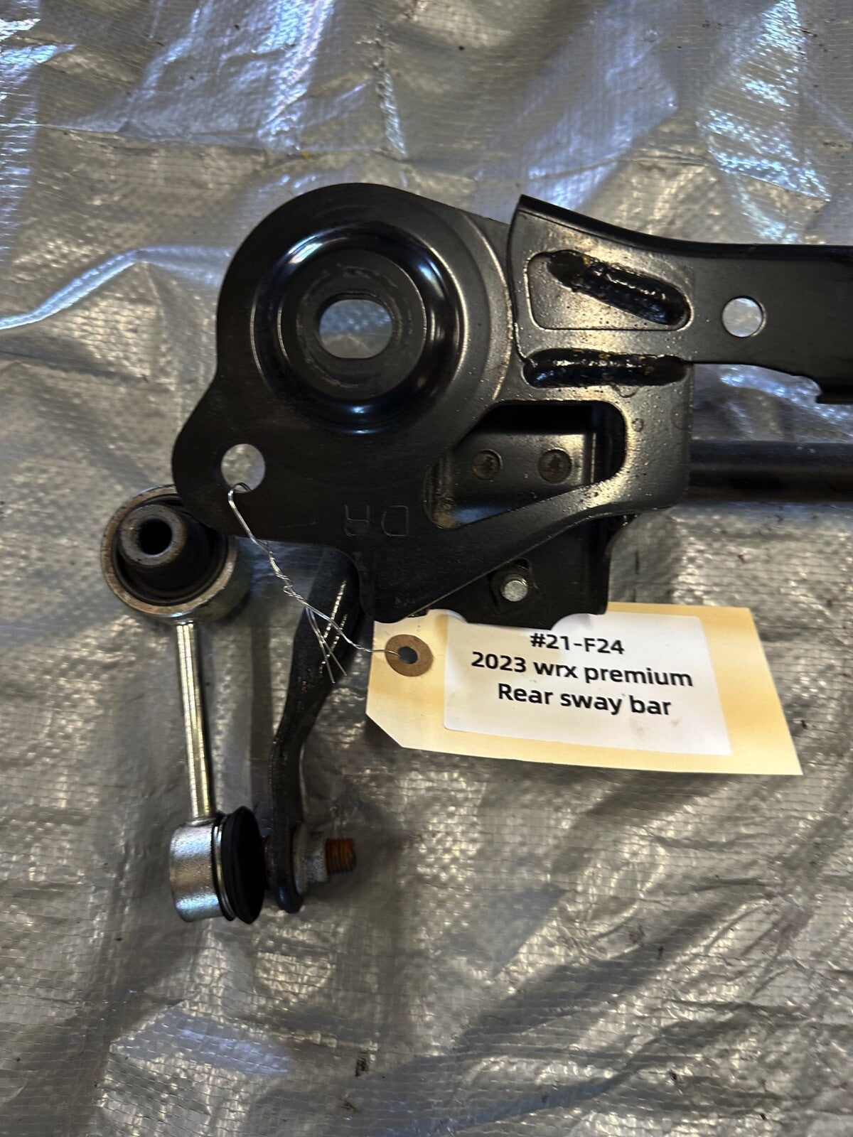 2022-2023 Subaru WRX Rear Sway Bar w/ Chassis Brace mount bracket OEM LOW MILES