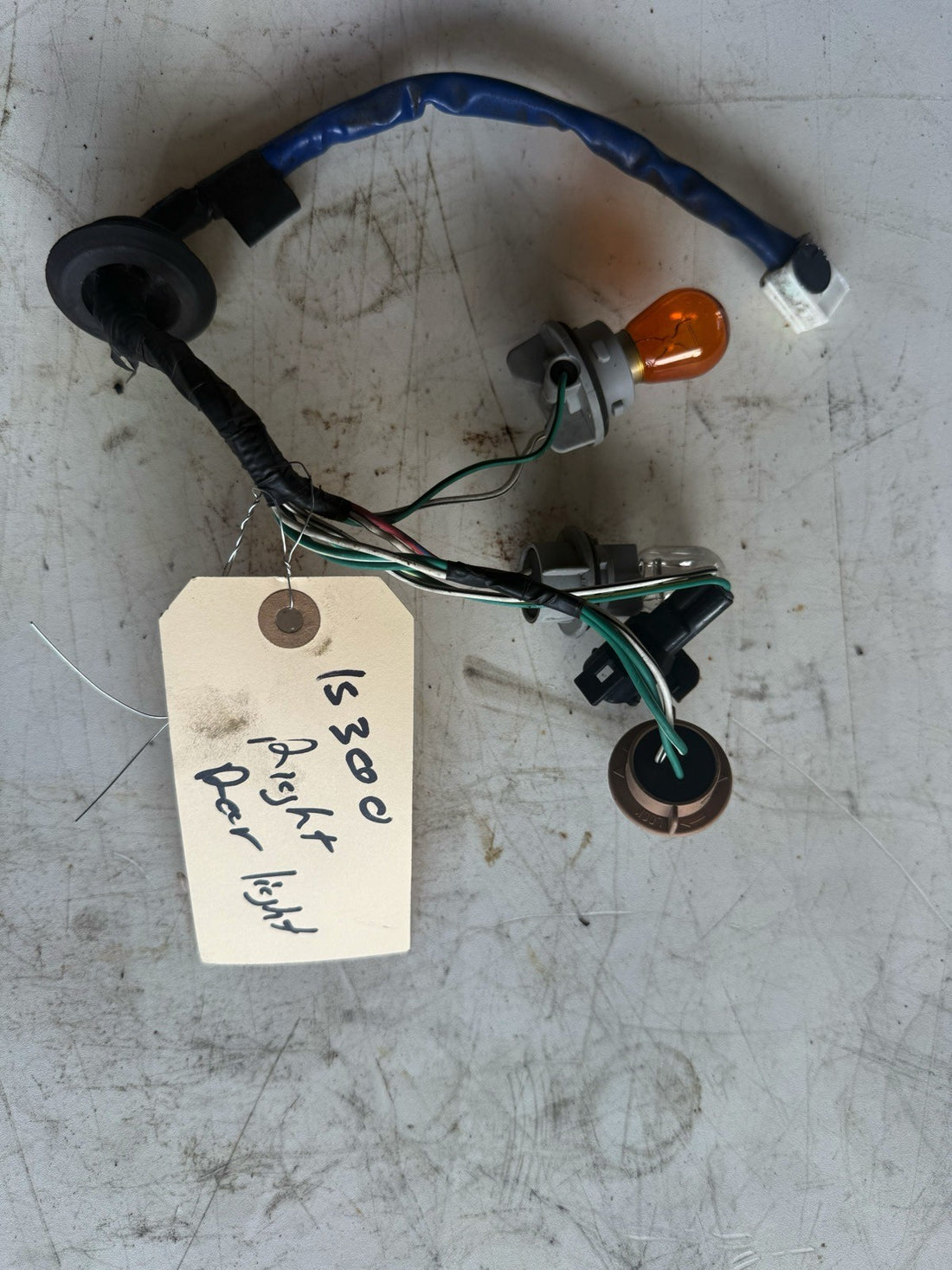 2001 Lexus IS 300 rear passenger tail light plug