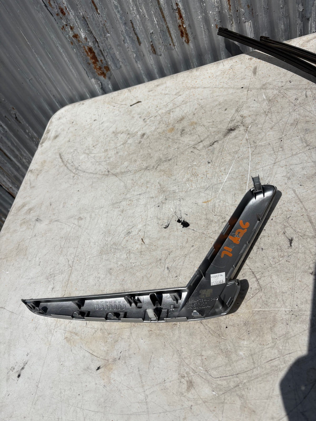 2012-2015 Honda Civic SI Coupe Door Panel Handle Trim Cover OEM Right Side 