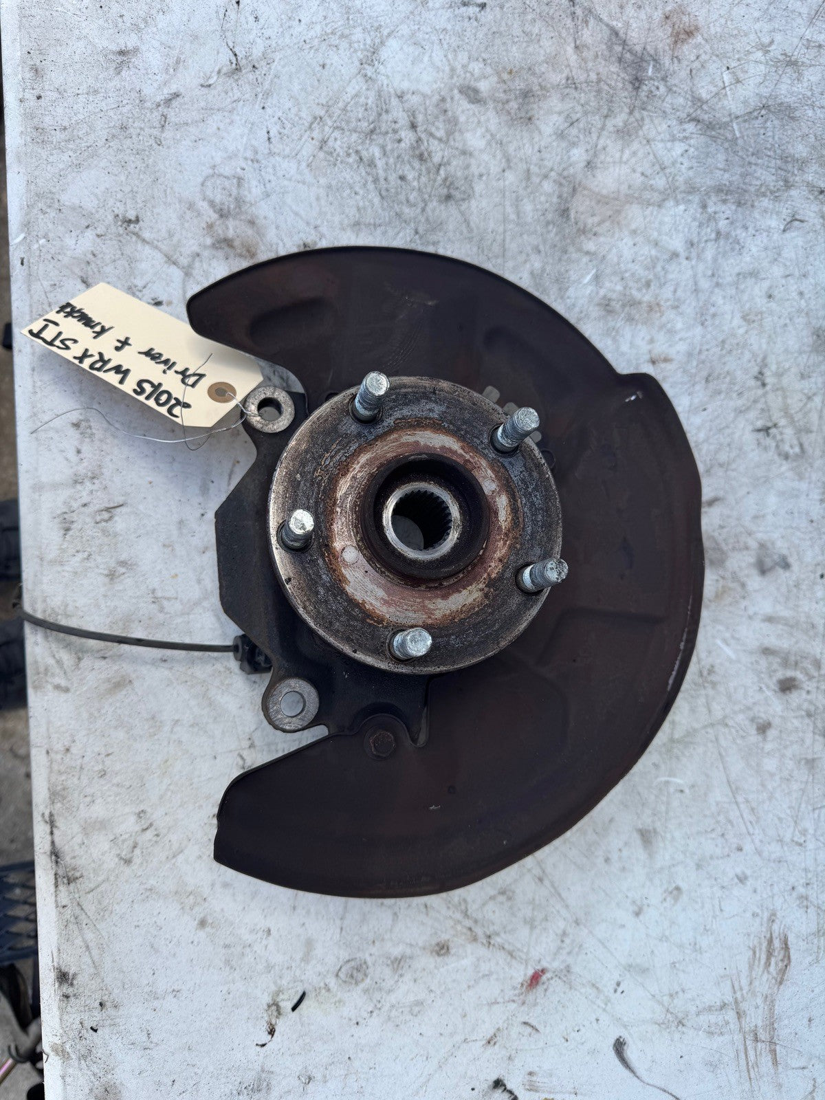 2015-2017 Subaru WRX STI Driver Front Knuckle