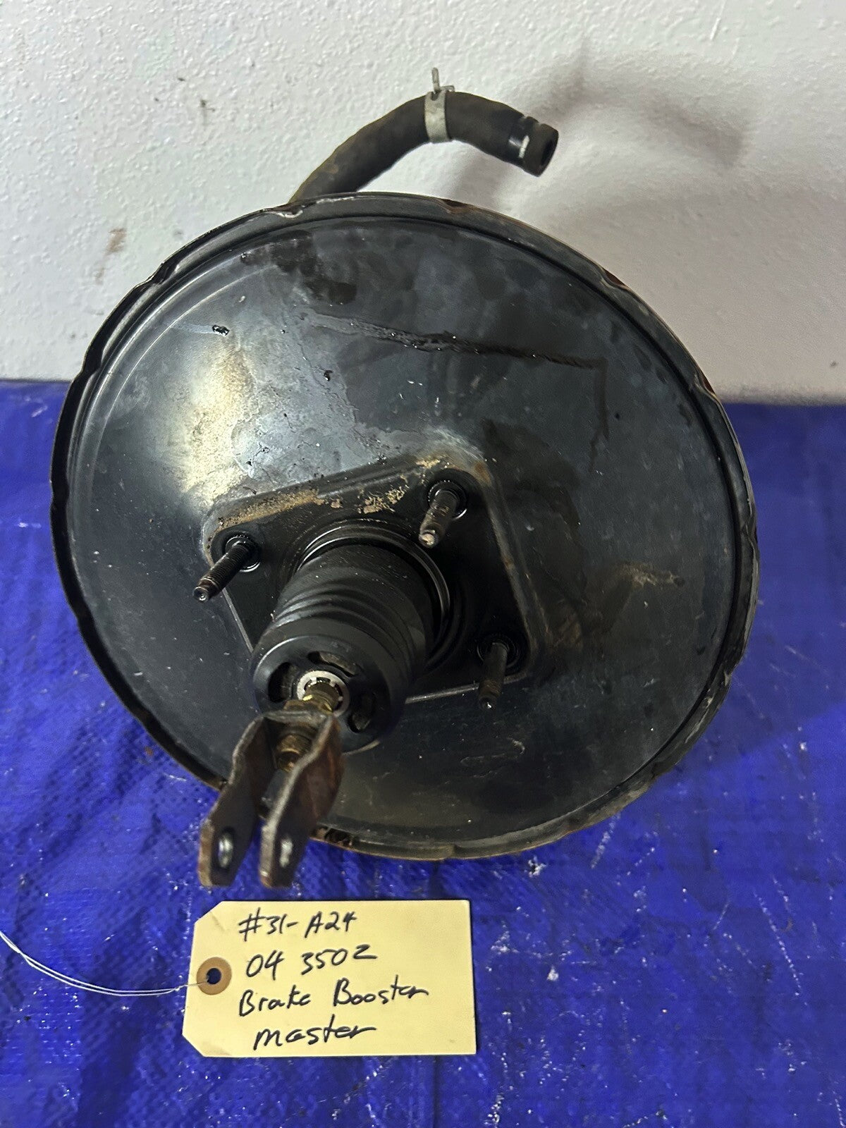 04 Nissan 350z Brake Booster Master Cylinder M/T 