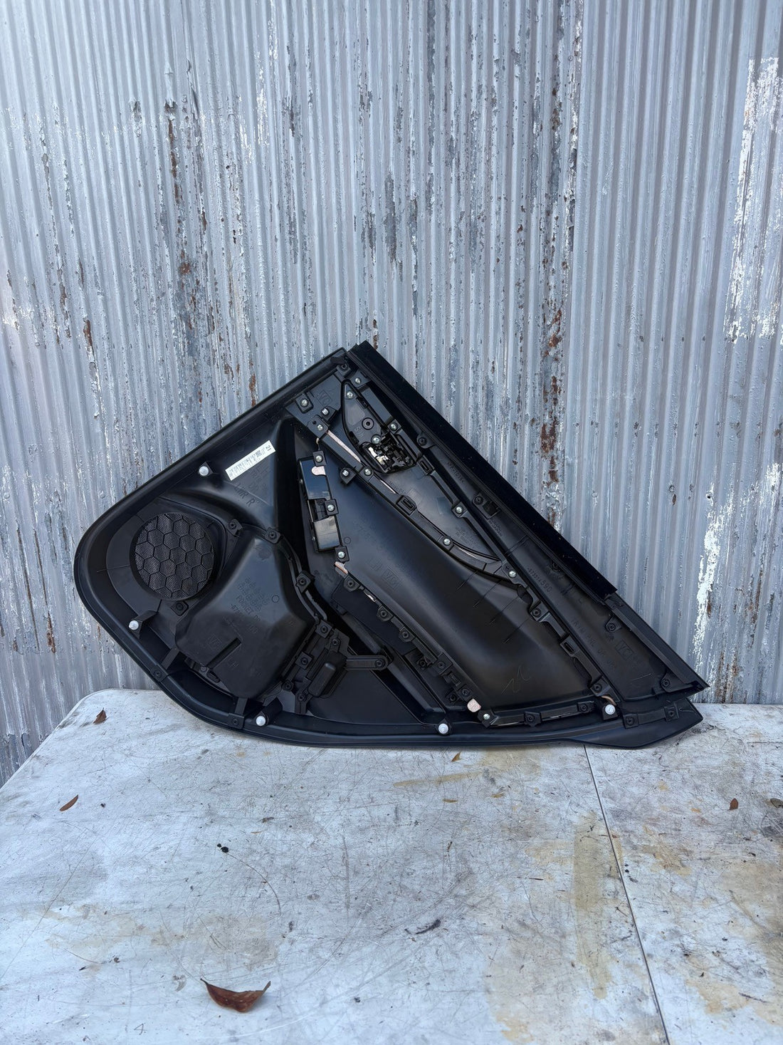 2022-2024 Subaru WRX Black Cloth Insert Rear Driver Interior Door Panel Trim 