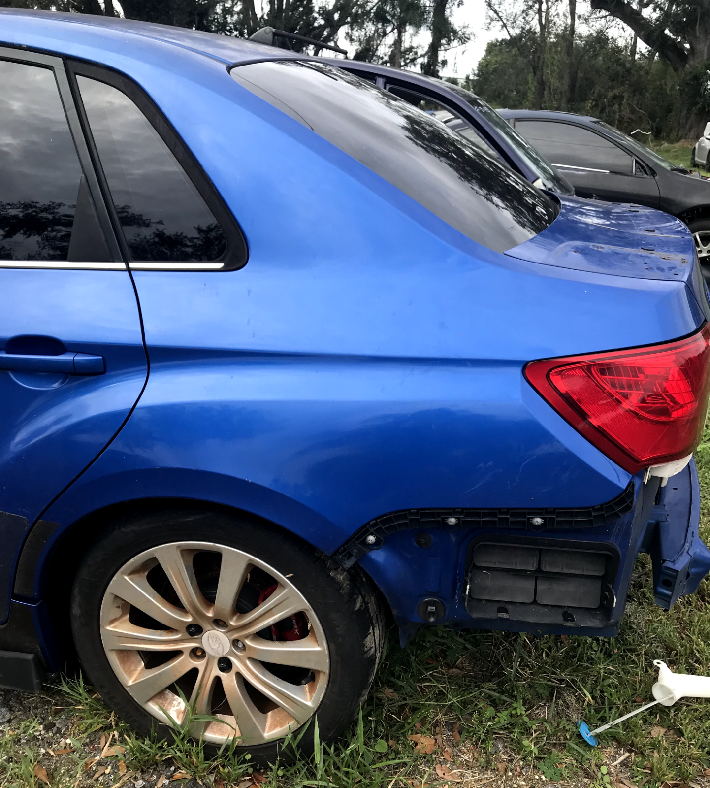 2012 Subaru Impreza WRX AWD Driver's Side Rear Quarter Panel