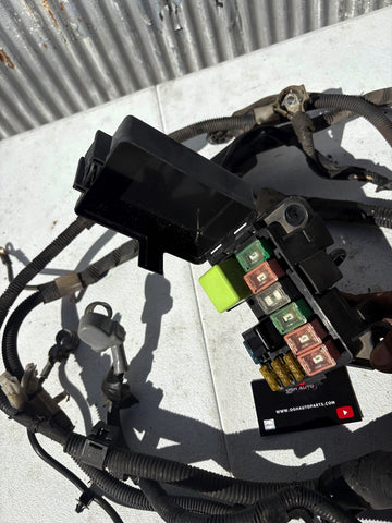 1999-2000 Mazda Miata Engine Bay Wiring W/ Fuse Box Charge Harness Manual M/T