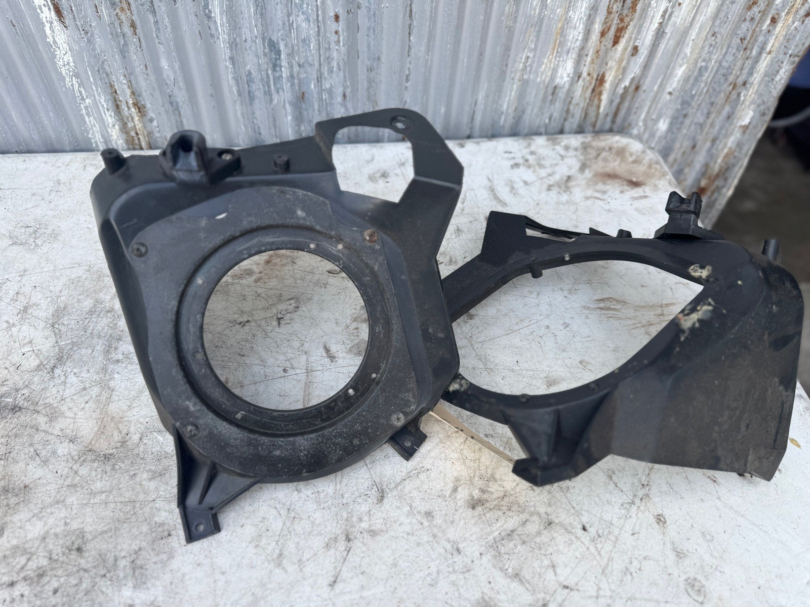 1989-1990 Honda CRX Rear Speaker Brackets 