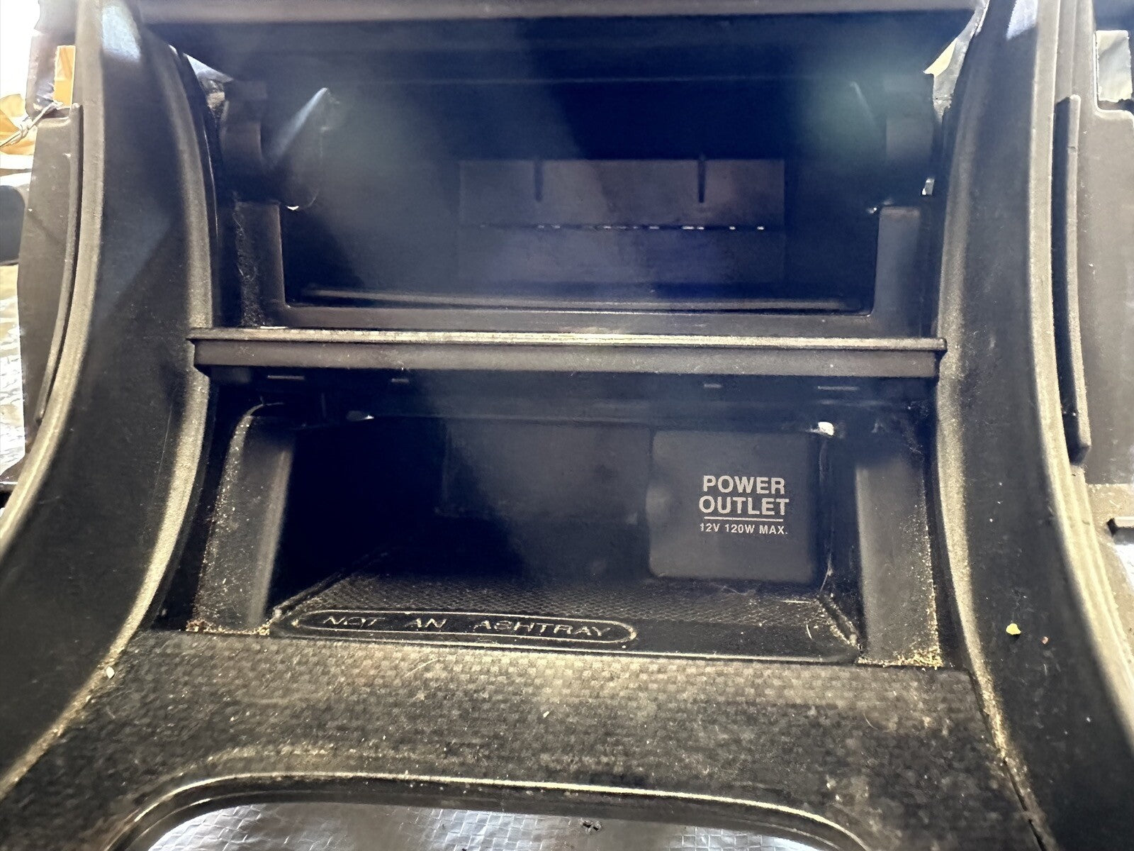 07-08 acura TL type S Center Console Shifter Heated Seat Pocket Bezel Trim oem
