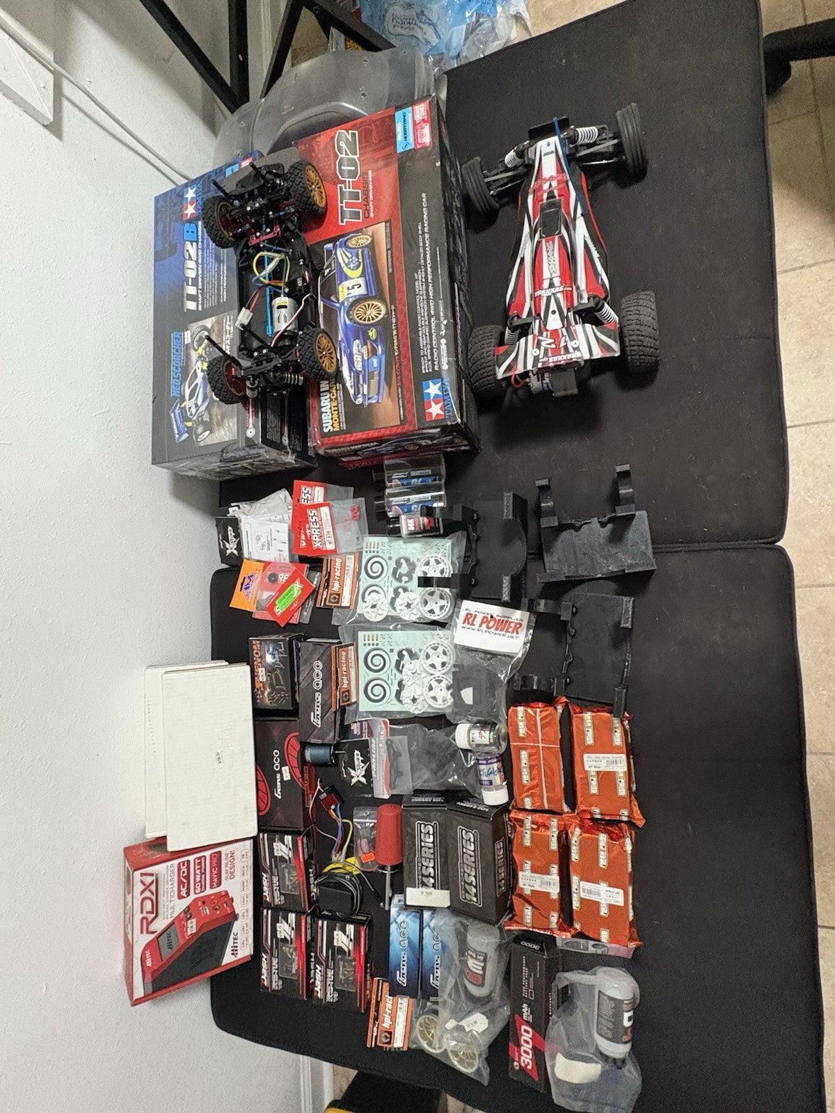 *BIG LOT* of Assorted Misc RC Car Parts, Tamiya, Xpress, And More