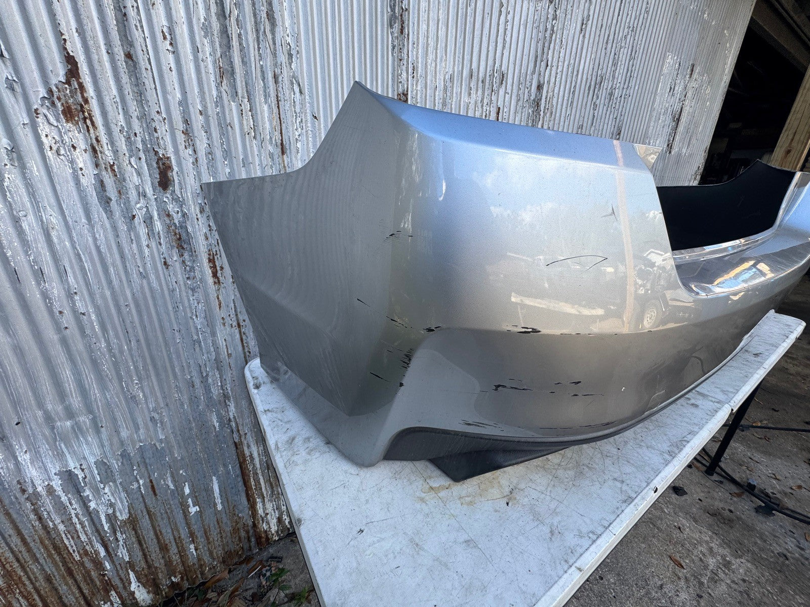 2015-2020 Subaru WRX STI Rear bumper Silver OEM