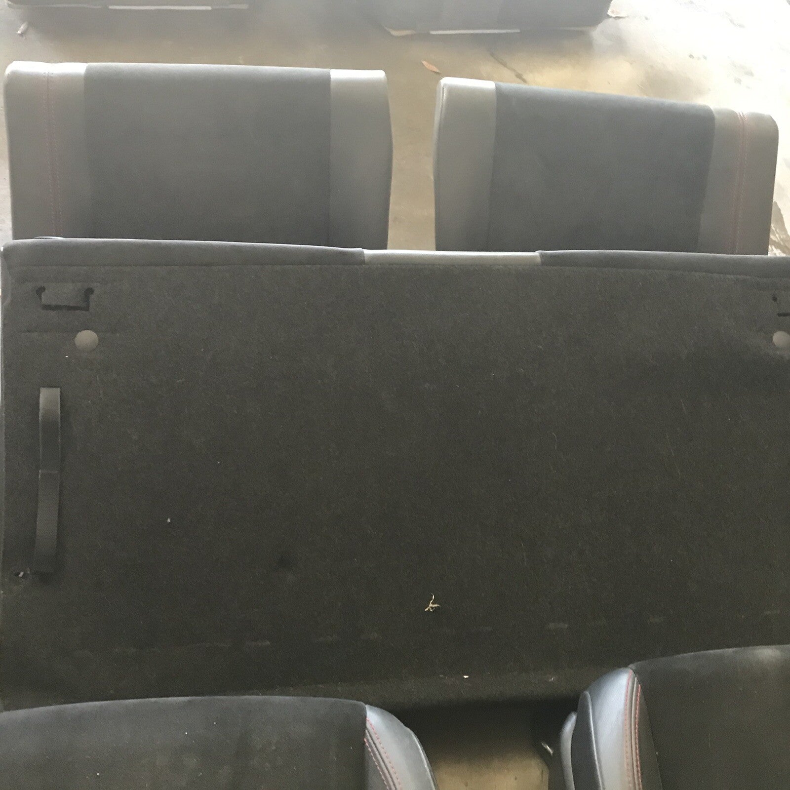2013 Subaru BRZ Rear Seats Cloth Red Stitching