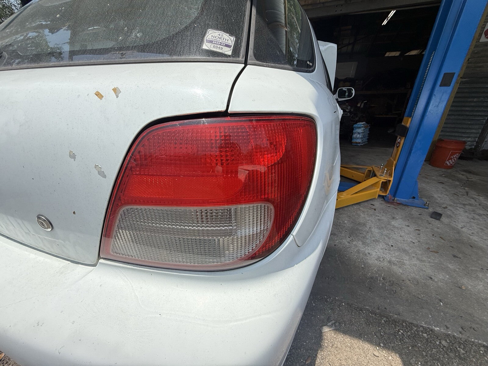 2003 Subaru WRX Wagon Right Rear tail light Passenger