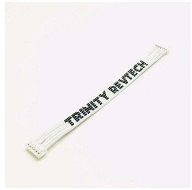 Ultra Flexi 100mm Flat Sensor Wire with Trinity Logo (White)