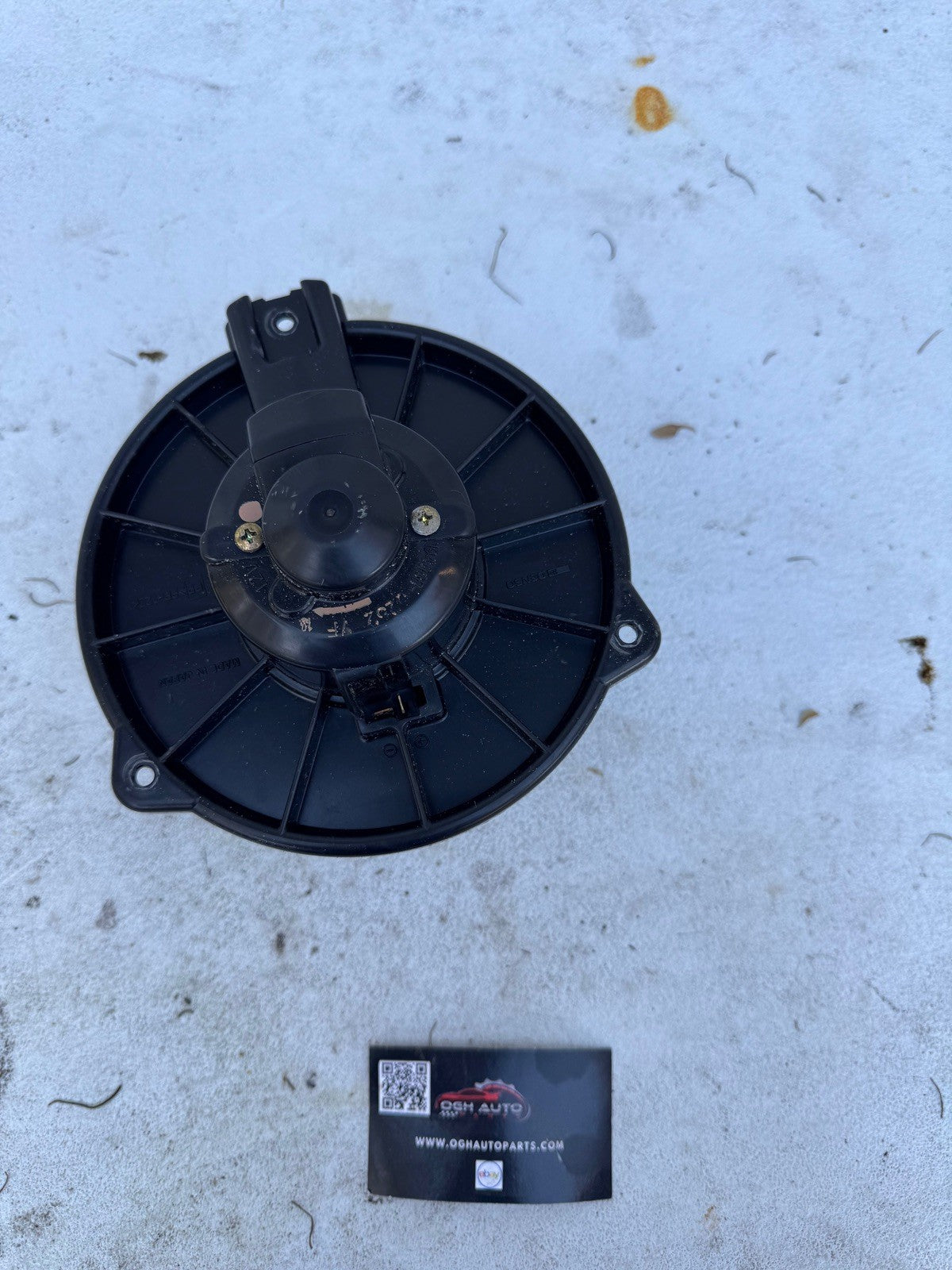 04-08 Mazda Rx8 Heater Blower Motor OEM 