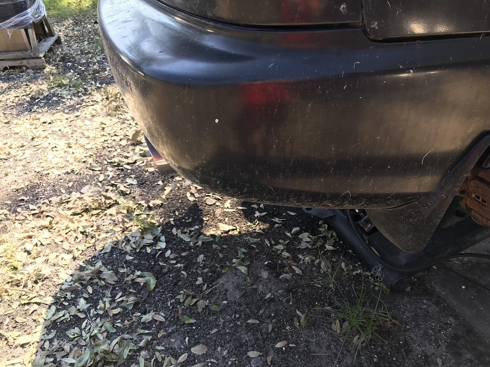 94 Acura Integra Rear bumper Cover BLACK