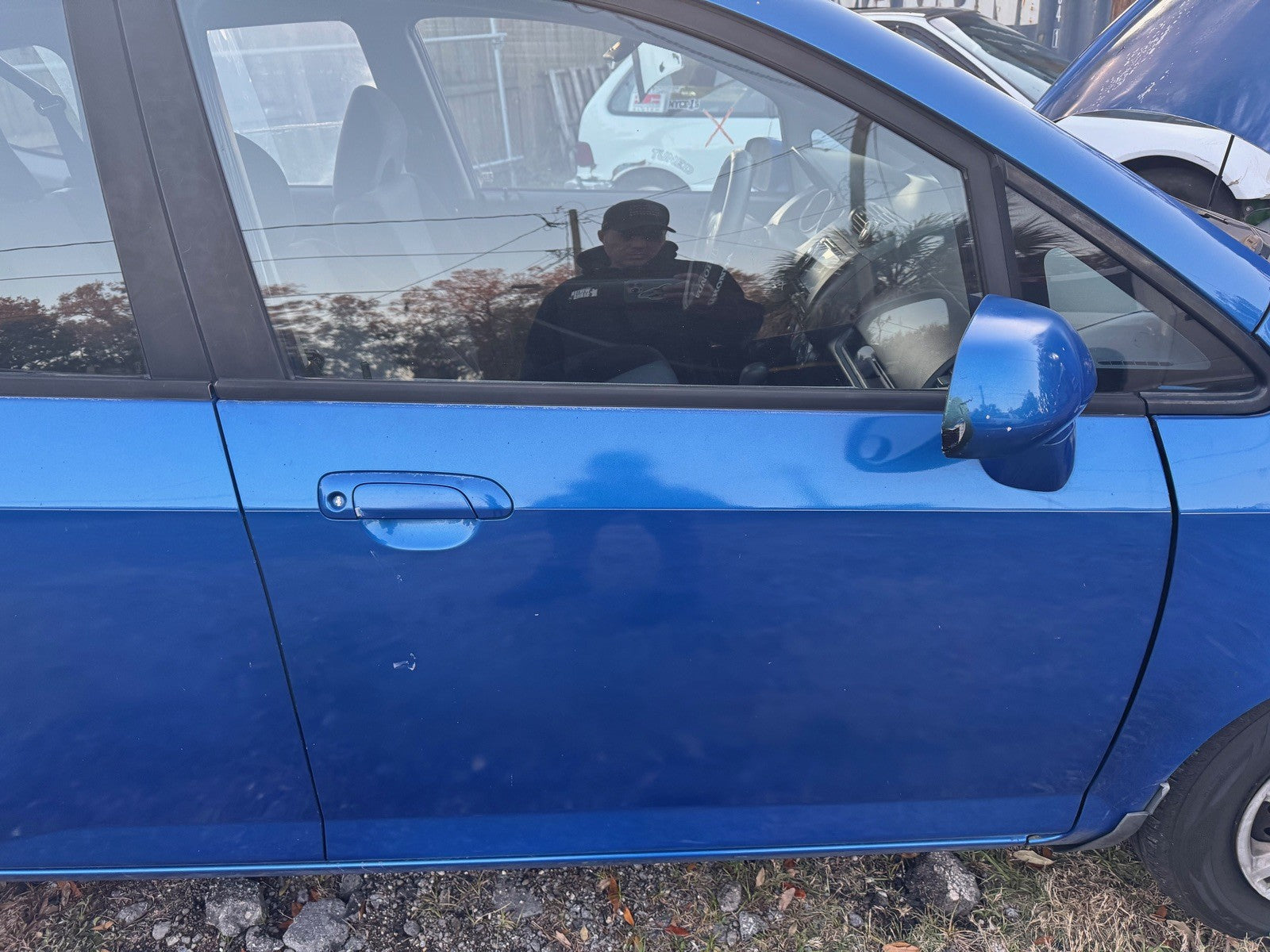 2007 Honda Fit Passenger Front Door 