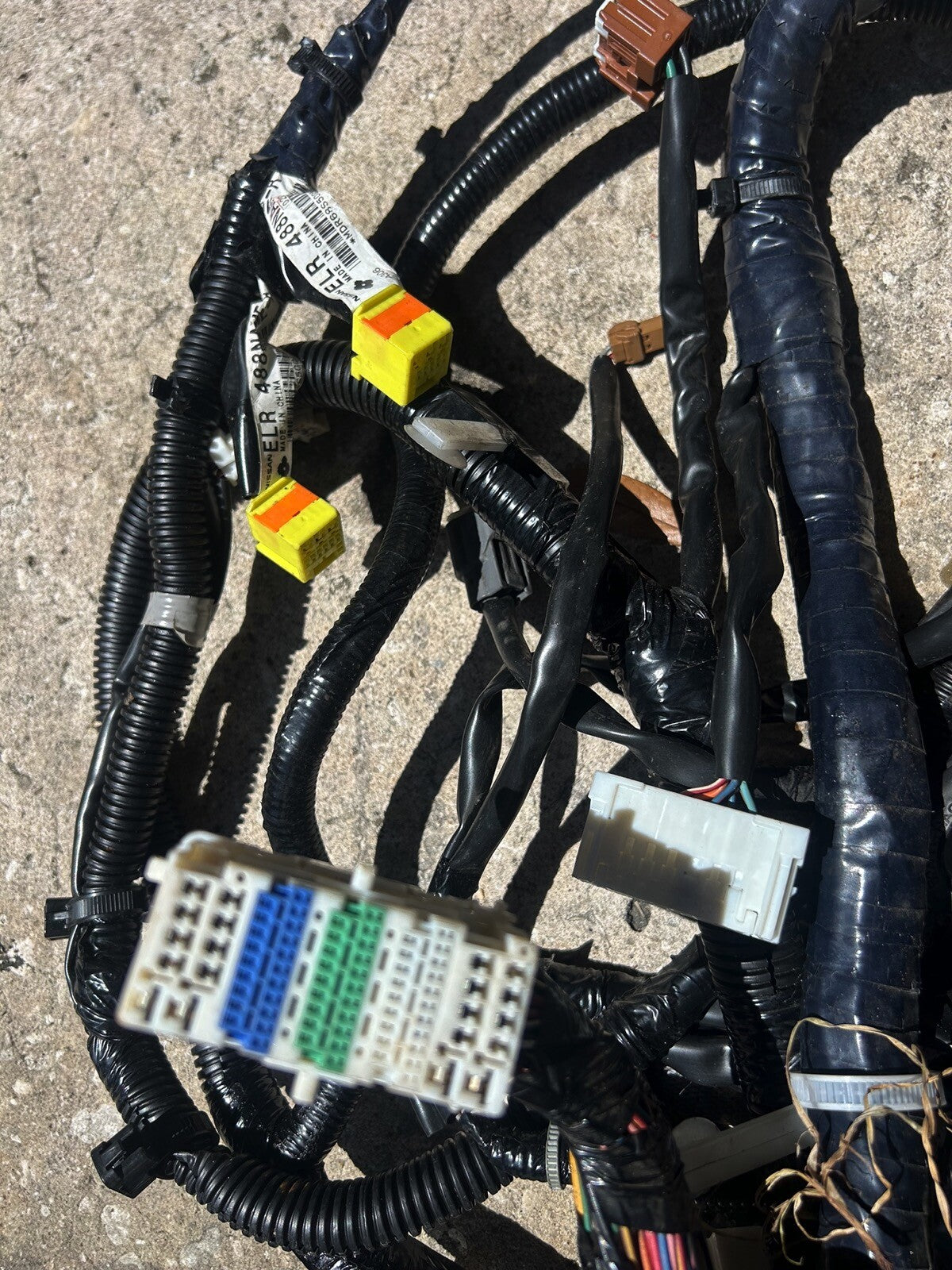 2008 Nissan 350z Driver Left Side interior Chassis Harness 