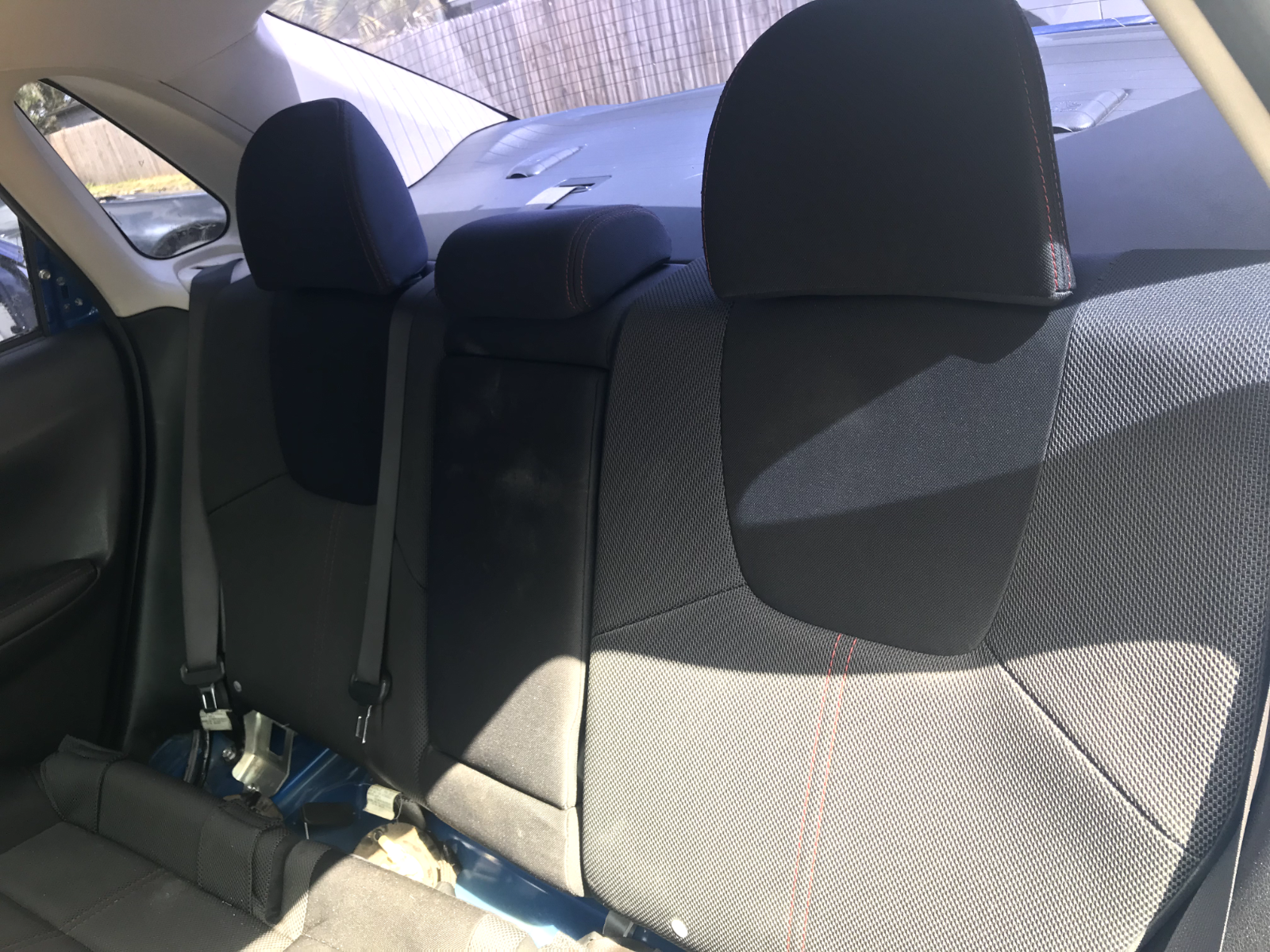 2012 Subaru Impreza WRX AWD Rear Seats 