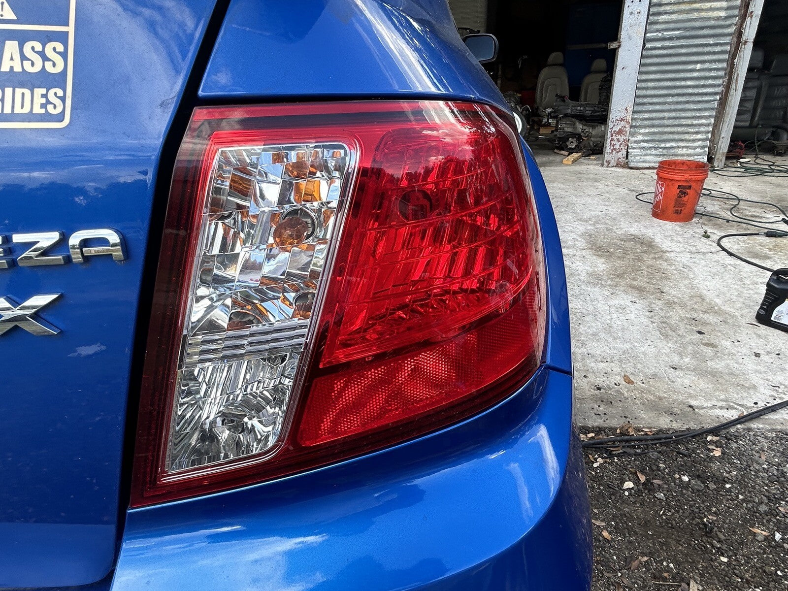 2012 Subaru WRX Passenger Tail light R Sedan
