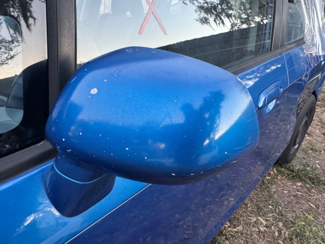 2007 Honda Fit Driver Mirror Blue
