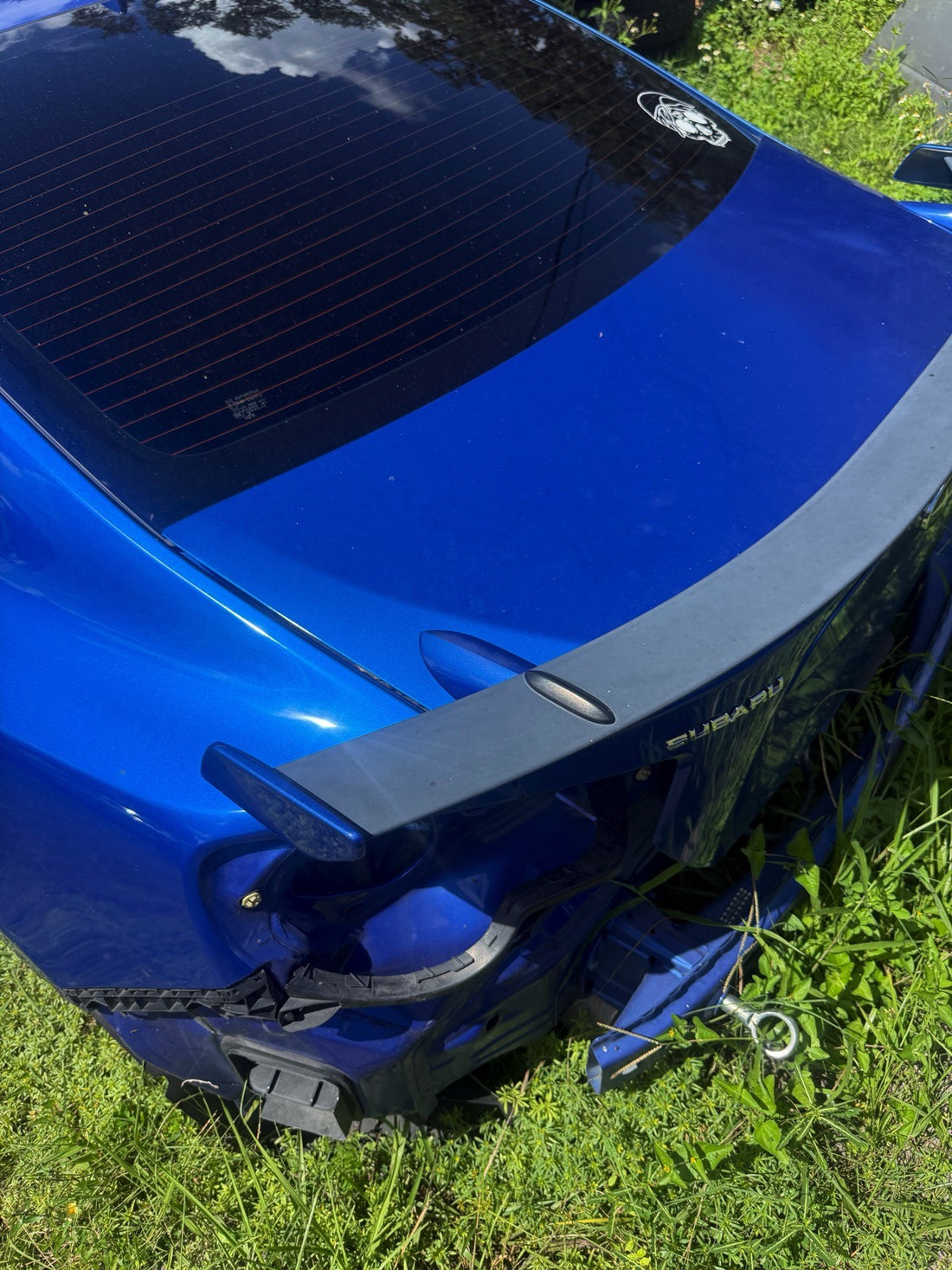 2017 Subaru BRZ Trunk with wing