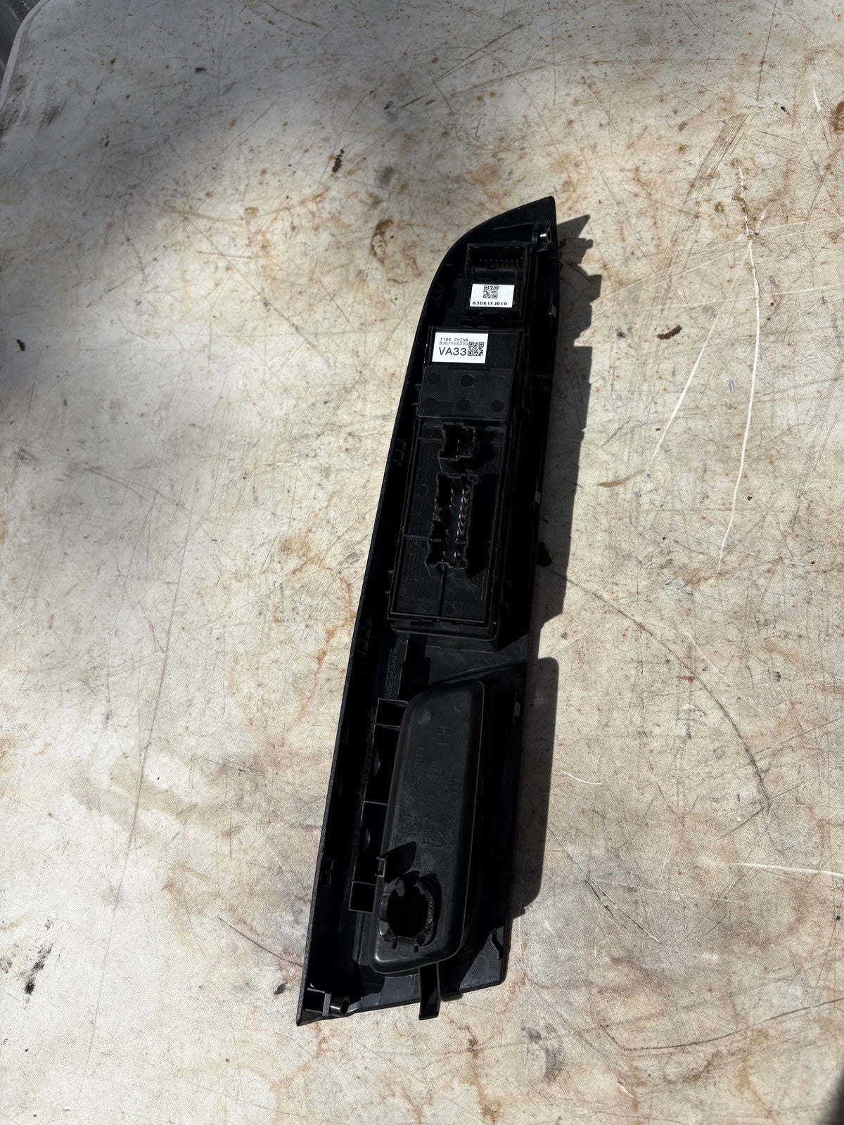 2015-2021 Subaru WRX STI Master Window Switch With Trim Black OEM 