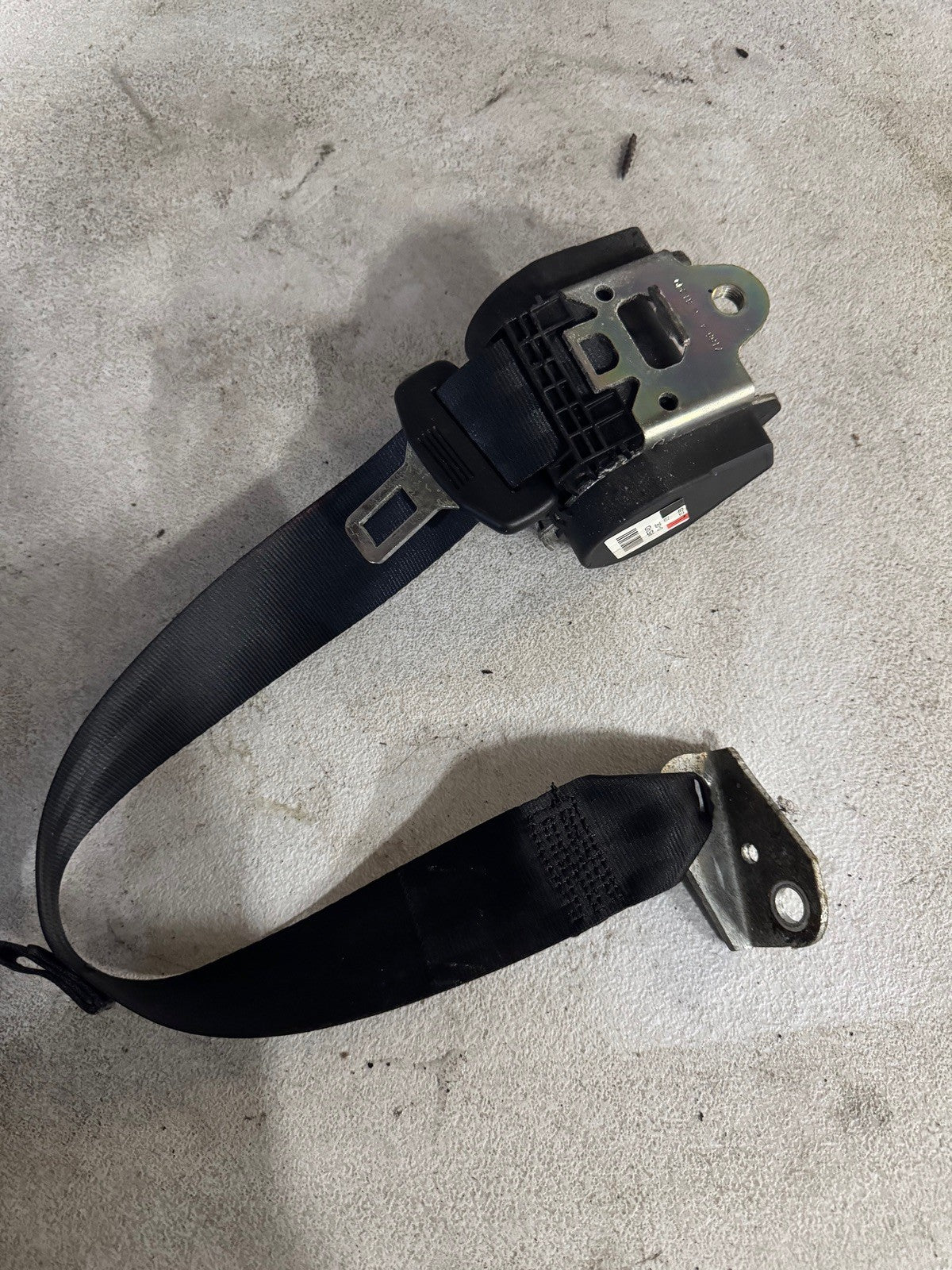 2008-2009 VW GTI Driver Rear Seat Belt