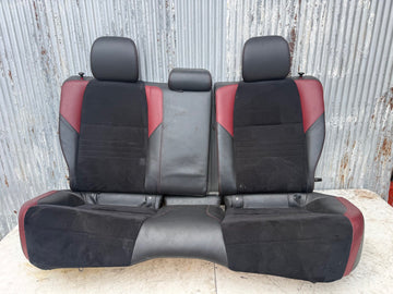 2015 - 2020 Subaru WRX STI Rear Seat Red Black Suade 