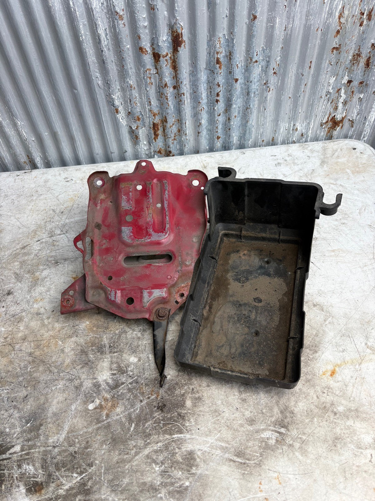 2004-2008 Acura TSX OEM Battery Tray Red 