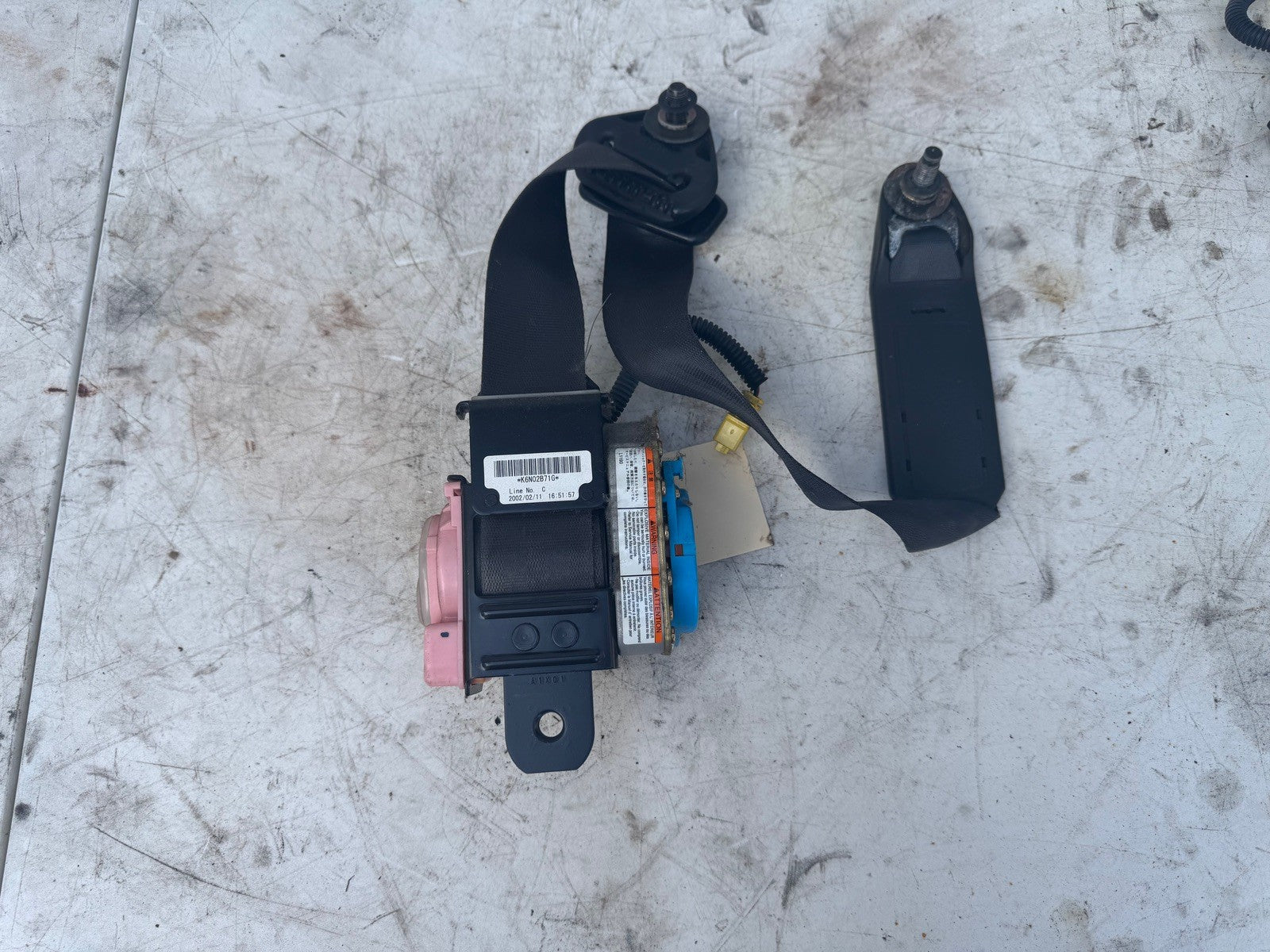 2000-2004 Honda S2000 Driver Seat belt #45-j25