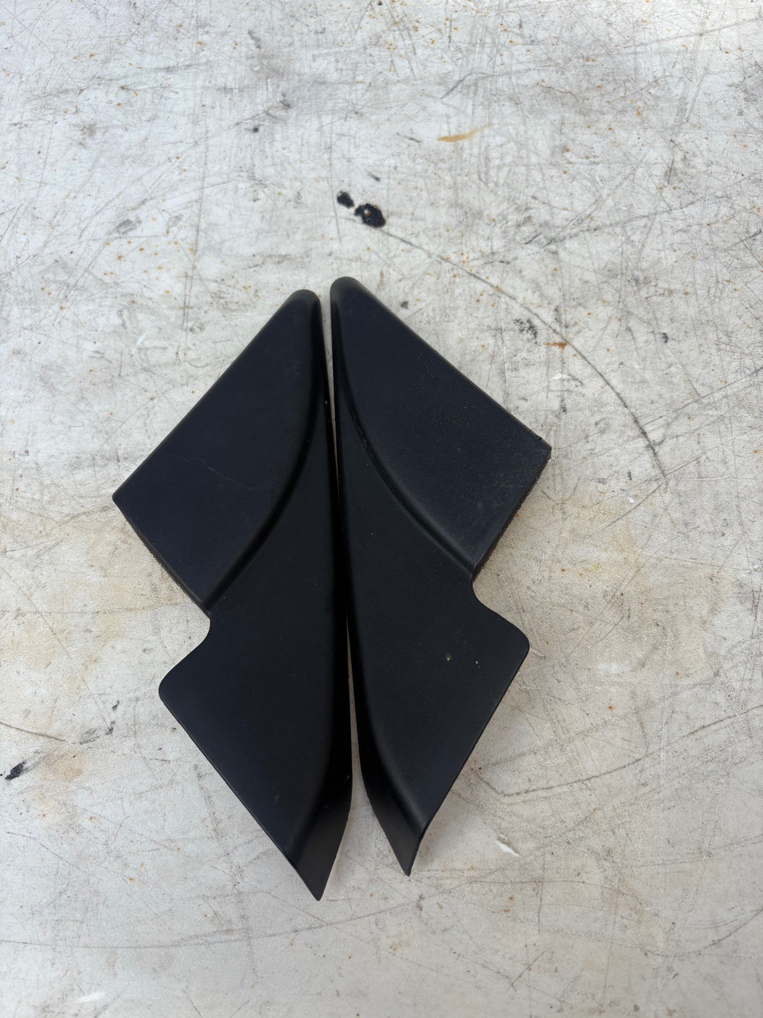 2002-2004 Subaru WRX Impreza Front Door Mirror Cover Trim Black OEM Pair Set 