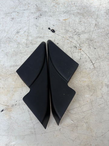 2002-2004 Subaru WRX Impreza Front Door Mirror Cover Trim Black OEM Pair Set 