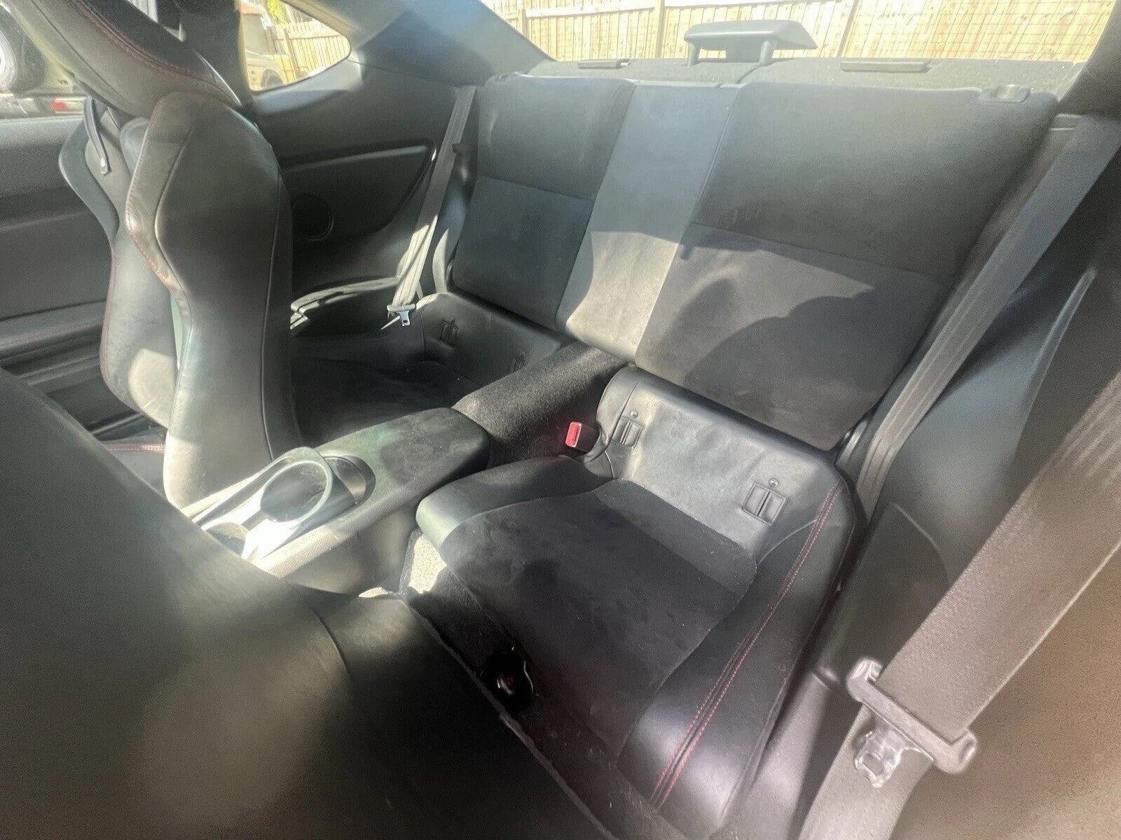 2013-16 (2013) Subaru BRZ Rear Cloth/Leather Seats Black