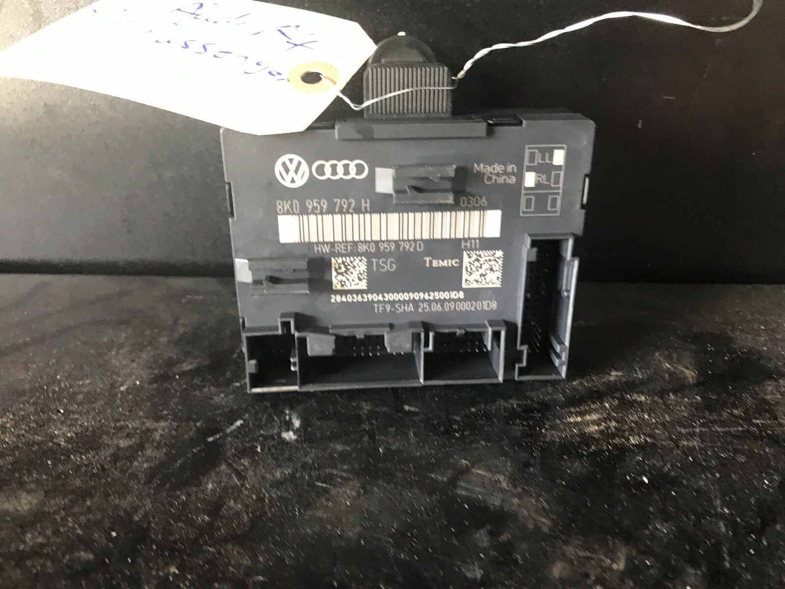 09-12 AUDI A4 B8 DRIVER REAR SIDE DOOR WINDOW CONTROL MODULE OEM