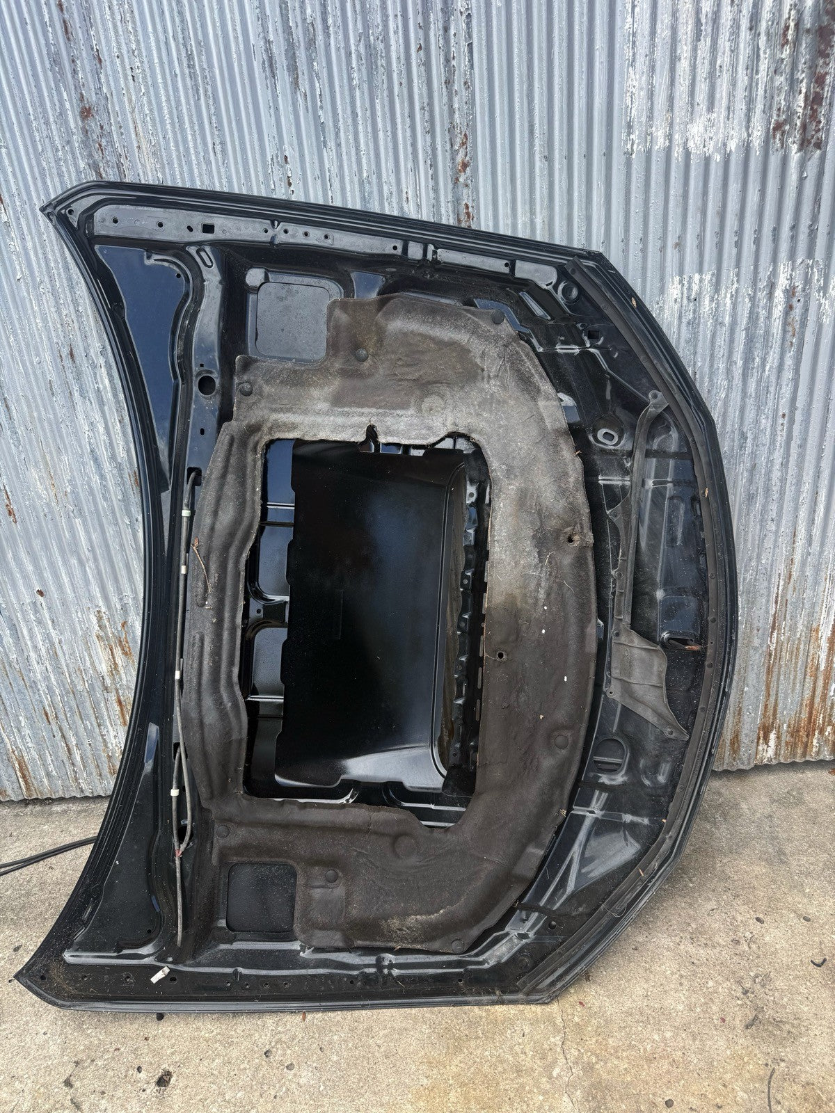 2009-2014 Subaru WRX Hood (Black) not dented. 