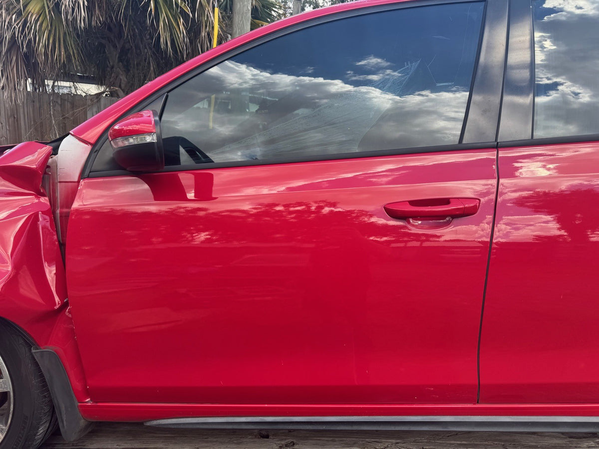 2012 VW GTI Front Driver Door RED