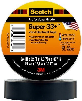 3M SCOTCH SUPER 33 ELECT TAPE EACH