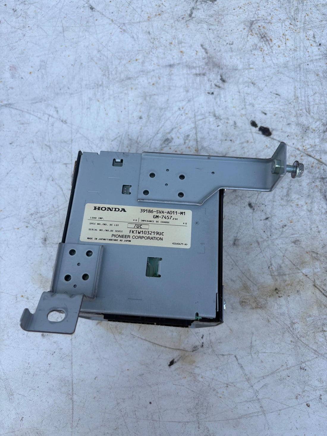 2006-2011 Honda Civic SI Coupe FG2 Radio Amplifier 39186-SVA-A011-M1 AMP