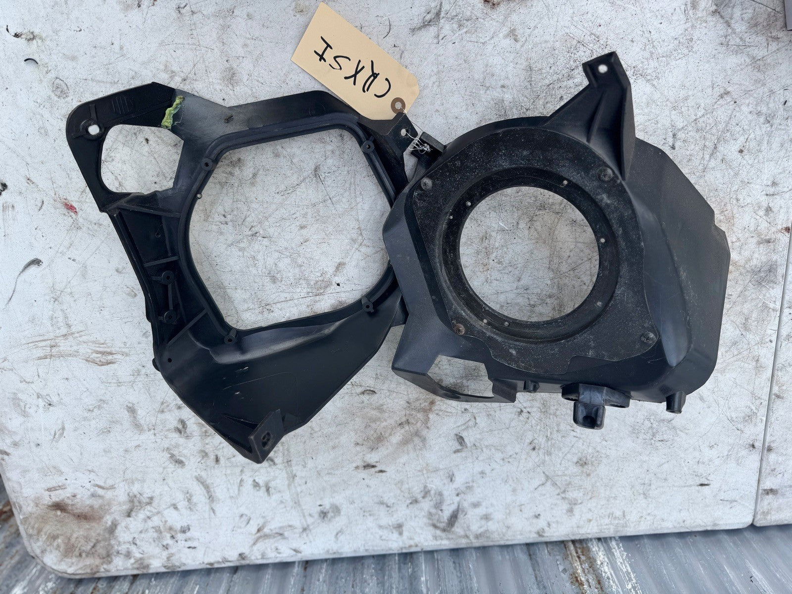 1989-1990 Honda CRX Rear Speaker Brackets 