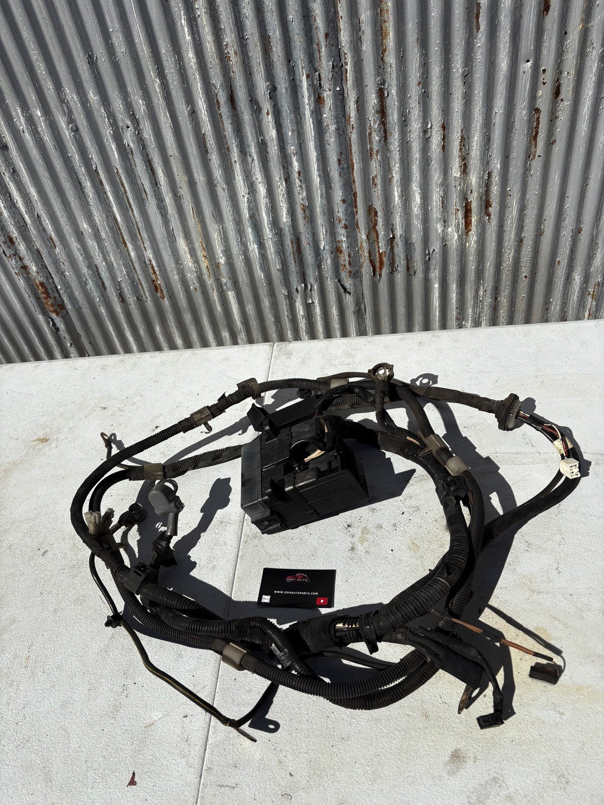 1999-2000 Mazda Miata Engine Bay Wiring W/ Fuse Box Charge Harness Manual M/T