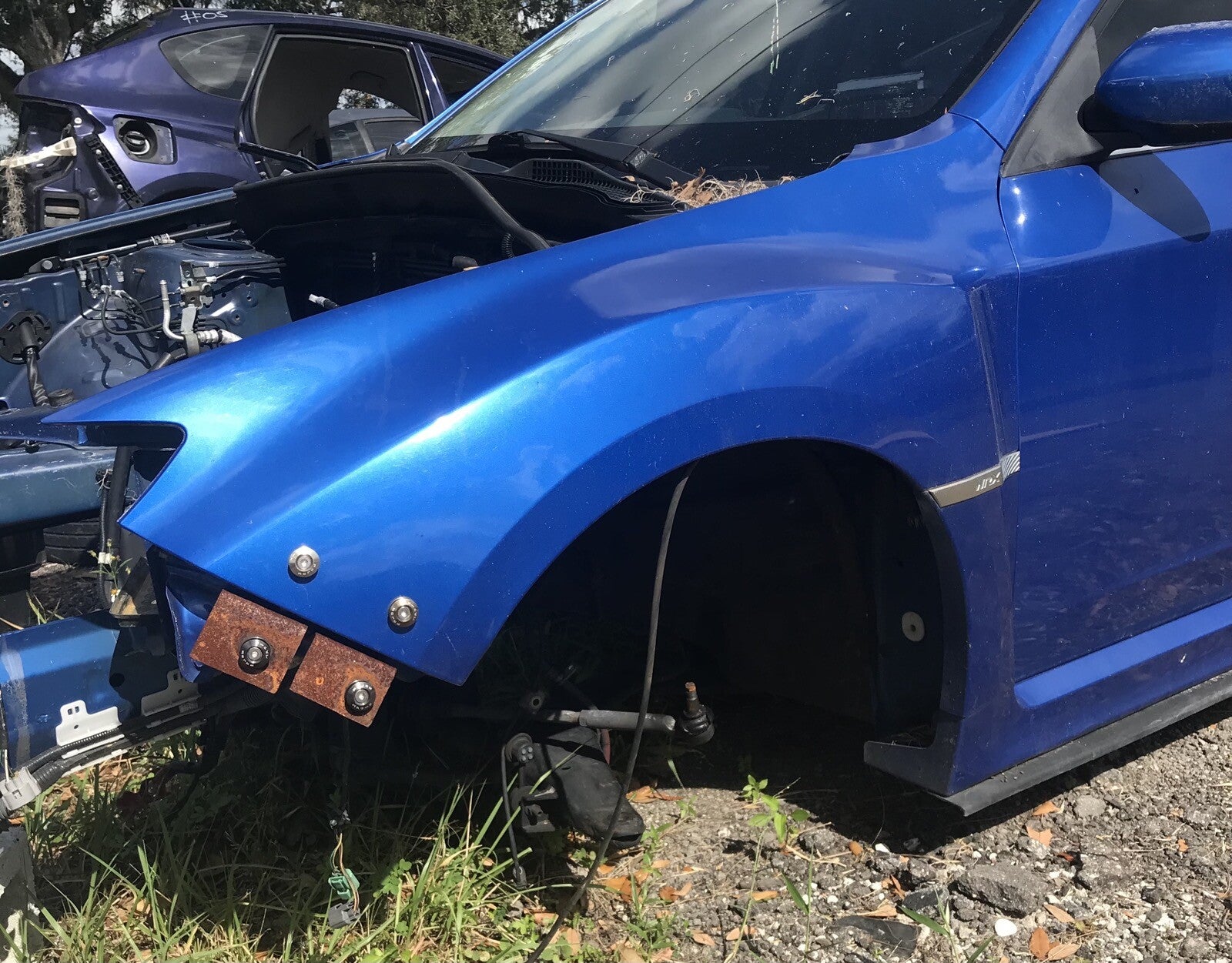 2012 Subaru Impreza WRX AWD Driver's Side Front Fender