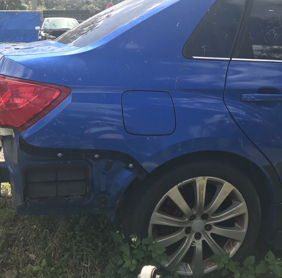 2012 Subaru Impreza WRX AWD Passenger Side Rear Quarter Panel 