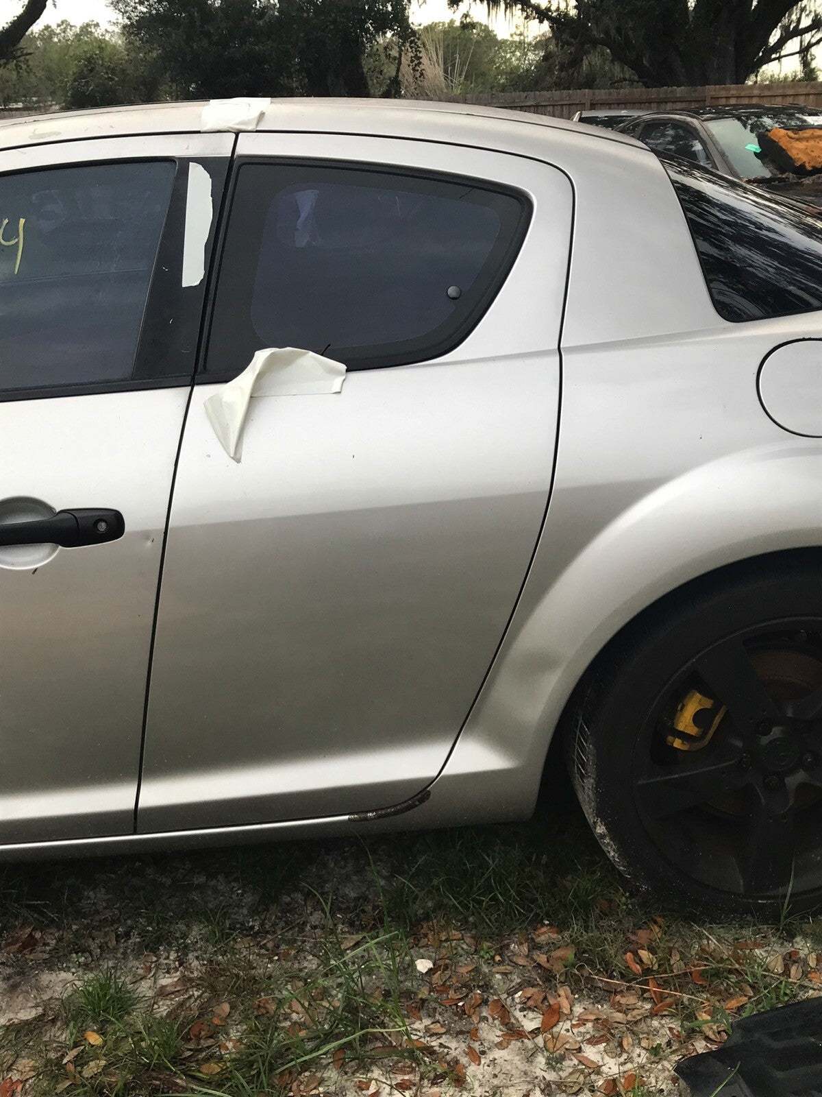 2004 Mazda RX8 Rear Driver's Side Exterior Door 