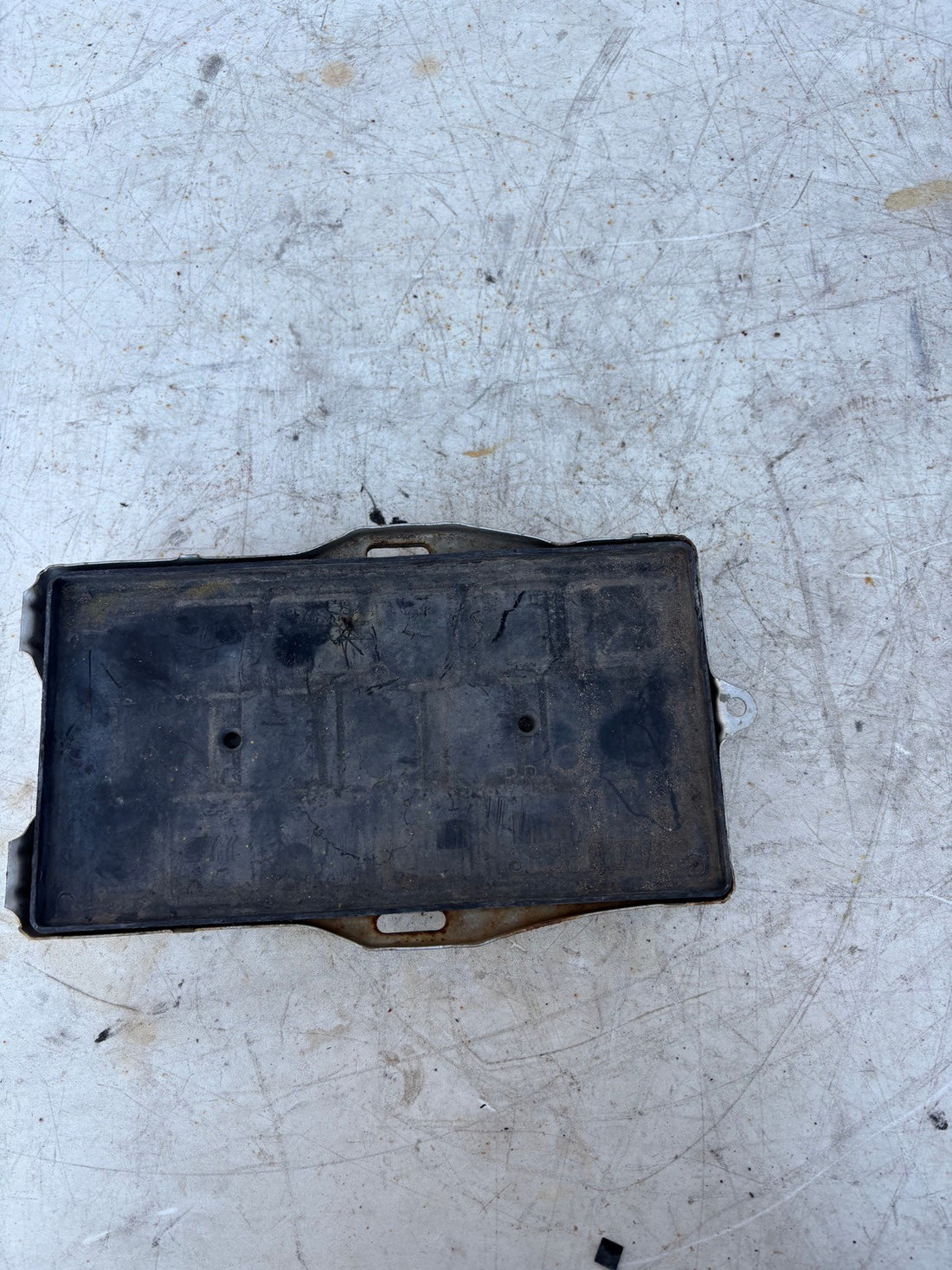 2000-2009 Honda S2000 AP1 AP2 OEM Silver Battery Tray And Plastic Panel 