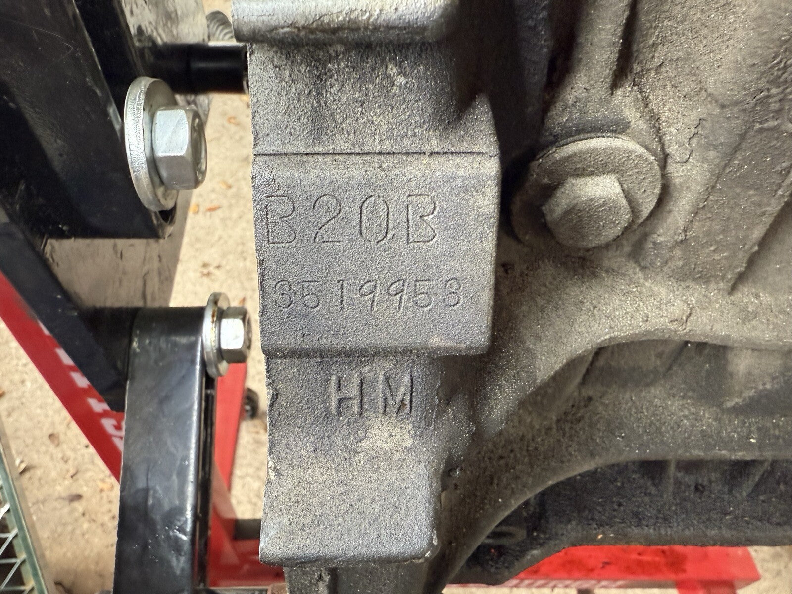 B20B engine block case HONDA ACURA OEM BARE
