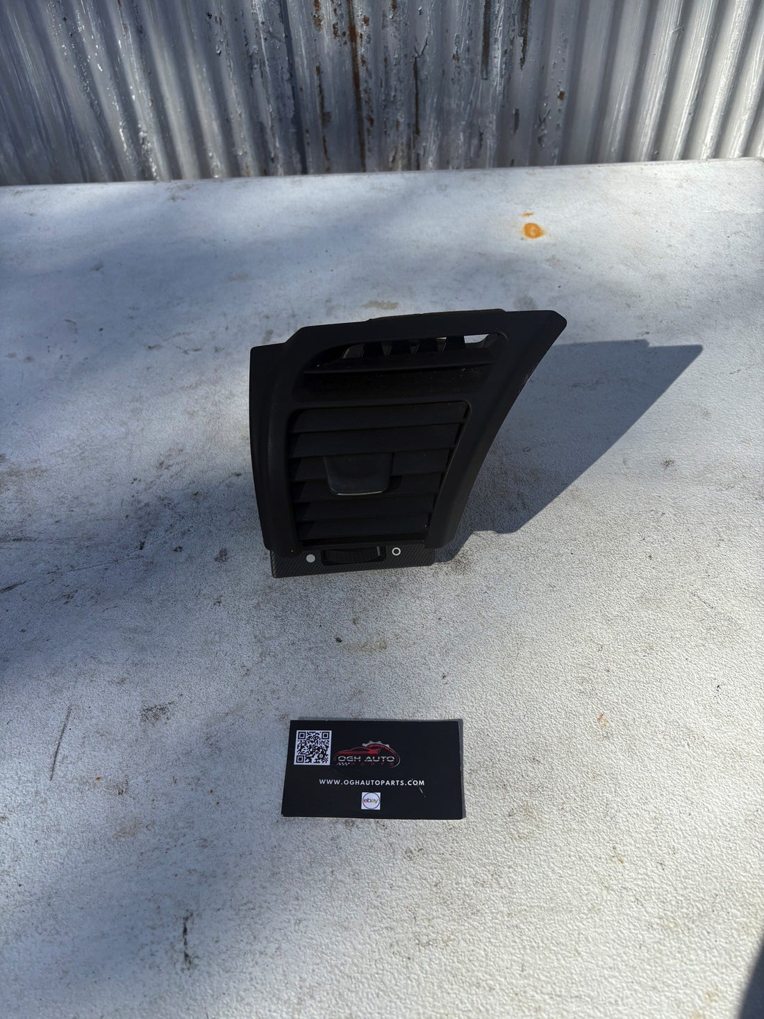 2004-2008 Acura TL Front Driver Side Dash Air Vent OEM Black 