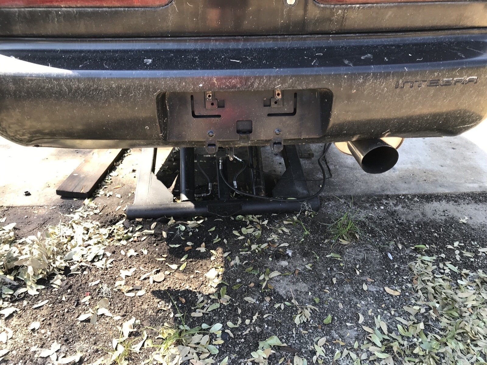 94 Acura Integra Rear bumper Cover BLACK